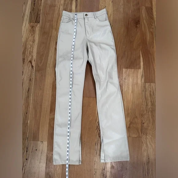 ZARA Faux Leather pants Size 4 - Picture 9 of 12
